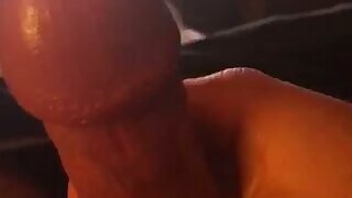 Here is me jerking off before bed. Huge load for you.