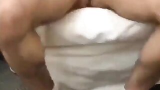 Hot amateur chair creampie fuck