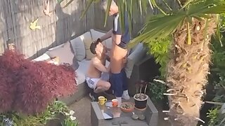 The gardener gets a nice tip from your father.