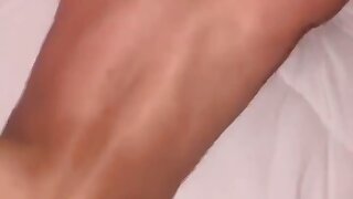Pumping his ass on the long white cock
