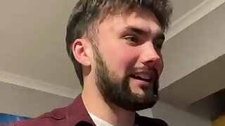 Pussy boy gets his balls punched