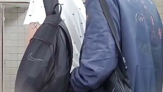 Fucking a stranger in a public restroom