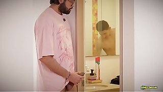 Neighbor KinkCravings Has No Water I Spy Him Showering at My Place&comma; Get Caught & Fuck Him Bareback Until Creampie