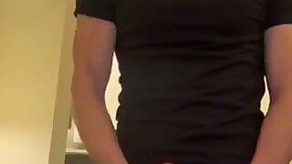 College bro busting a load.