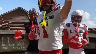 Watch this compilation of cute sexy football players in gear.