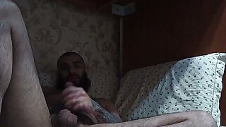 Man show wank webcam