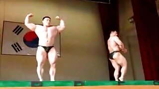 Off season Asian bodybuilders